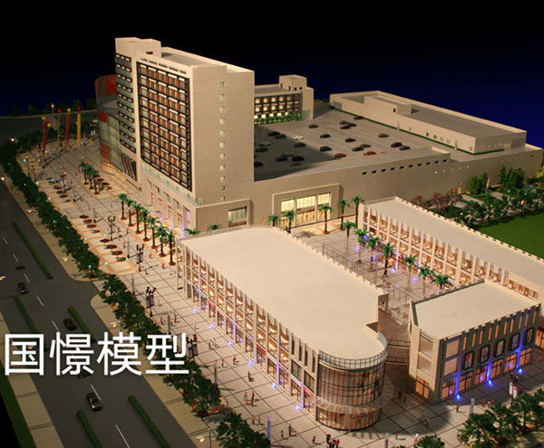 安新县建筑模型